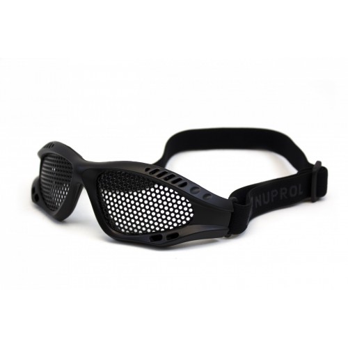 Nuprol Mesh Goggles (Slim) (Black), Inspired by popular mesh goggle designs, these Nuprol goggles prioritize safety, visibility, comfort, and durability